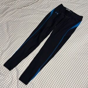 Under Armour Women's Black and Blue legging